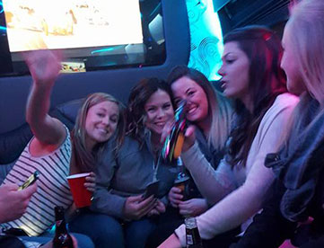Chrome party bus customers 1