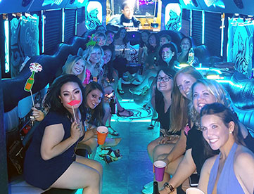 Starry Night party bus customers 2